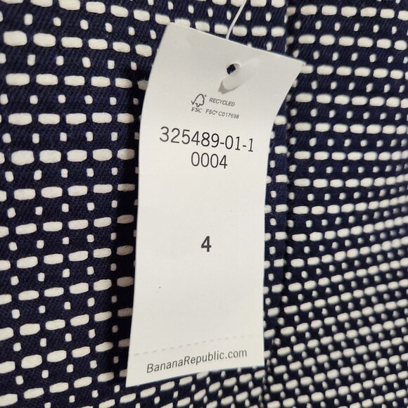 NWT Banana Republic Mad Men Collection 100% Cotton Shell Top Size 4 - Picture 7 of 12